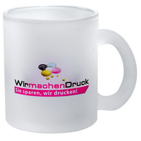 Glastasse bedruckt