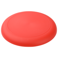 rotes Frisbee liegend unbedruckt