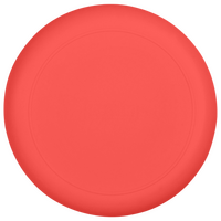 rotes Frisbee von vorne unbedruckt