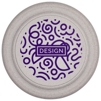 bedrucktes Frisbee von vorne Siebdruck