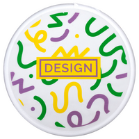 weißes bedrucktes REPT-Polyester Frisbee offen Transferdruck