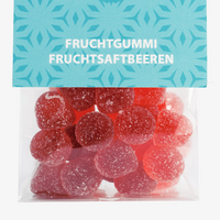 Fruchtgummi Fruchtsaftbeeren Inhalt, Geschmack Erdbeere