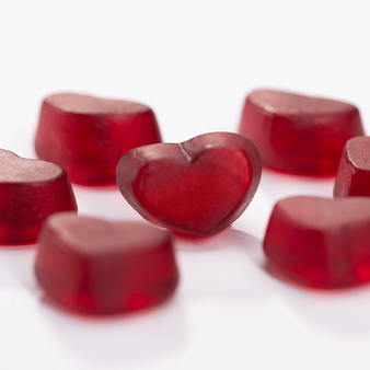 Fruchtgummi, Herz Form