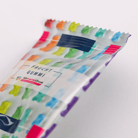 Fruchtgummi, farbig bFruchtgummi-Tütchen 10g (Form: Autos), 4/4 farbig beidseitig bedrucktedruckt