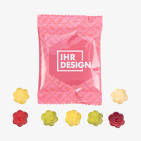 Fruchtgummi, farbig, Blume