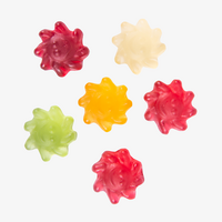 Fruchtgummi, farbig, Sonne