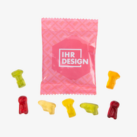 Fruchtgummi, farbig bedruckt, Werkzeug