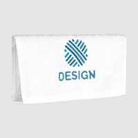 Gästehandtuch Klassik, 500 g/m², bestickt