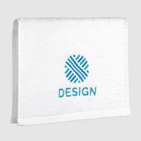 Gästehandtuch Premium, 500 g/m², bestickt