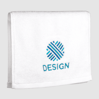 Gästehandtuch Premium, 675 g/m², bestickt