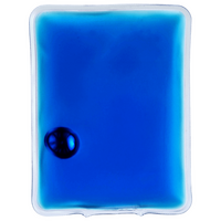 Blaues Wärmekissen Rechteck von vorne