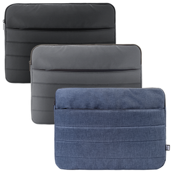 Gepolsterte Laptophülle aus RPET, Farbauswahl