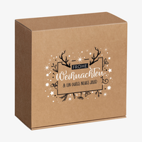 Geschenkbox, farbig bedruckt, Motiv