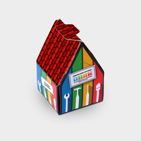 Verpackung, farbig bedruckt, Form