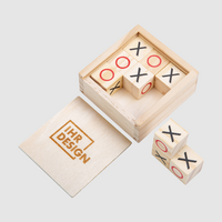 Geschicklichkeitsspiel Drei Gewinnt, einseitig 1/0 graviert