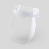 Gesichtsvisiere, liegend, weiß