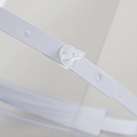 Gesichtsvisiere, weiß, Detailansicht