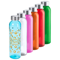 Glasflasche mit Edelstahlverschluss bedruckt