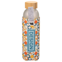 Glasflasche mit individueller Filzhülle