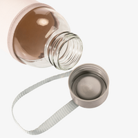 Glasflasche mit Neoprenhülle unbedruckt