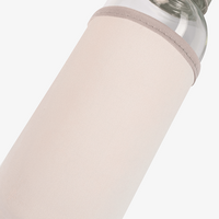 Glasflasche mit Neoprenhülle unbedruckt