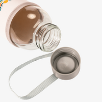 Glasflasche mit Neoprenhülle bedruckt