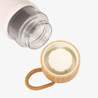 Glasflasche mit Neoprenhülle unbedruckt