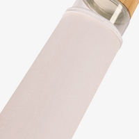 Glasflasche mit Neoprenhülle unbedruckt