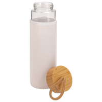 Glasflasche mit Neoprenhülle unbedruckt