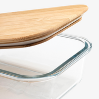 Glas-Lunchbox Detail Deckel
