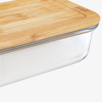 Glas-Lunchbox Detail Schrägansicht