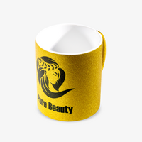 Tasse bedruckt, gold