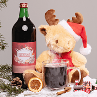 Glühpunsch (alkoholfrei), 1 l, 4/0-farbig einseitig bedruckt