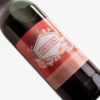 Glühpunsch (alkoholfrei), 1 l, 4/0-farbig einseitig bedruckt