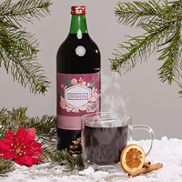 Glühwein Rot, 1 l, 4/0-farbig einseitig bedruckt