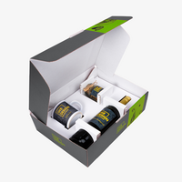 Glühwein-Präsentbox, geöffnete Box