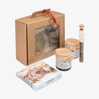 Gourmetbox Winterzeit, Box mit Inhalt