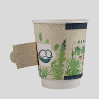 Graspapier Coupon Becher 400ml, 4/4-farbig