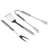 Fleischgabel, Pfannenwender und Grillzange mit Gravur