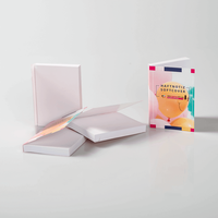 Haftnotizen 82 x 70mm, 100 Blatt, Kartonumschlag, bedruckt mit Text, augestellt liegend Motiv