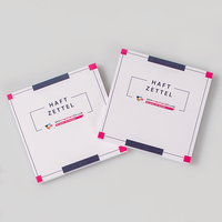 Haftnotizen rechteckig 70 x 70mm, bedruckt mit Text, liegend