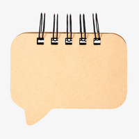 Haftnotizen-Set, Sprechblase Form