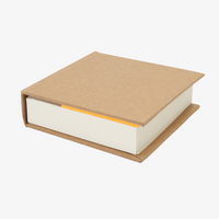 Haftnotizen-Set 200 Blatt mit Umschlag aus recyceltem Karton inkl. 125 Papiermarkern geschlossen