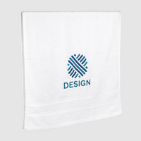 Handtuch aus Bambus, 600 g/m², bestickt