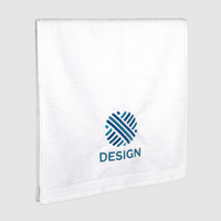 Handtuch Organic, 550 g/m², bestickt