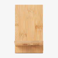 Handyhalter aus Bambus mit Öffnung zum Laden vorne