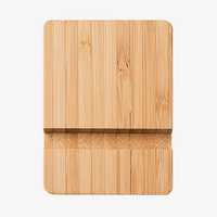 Handyhalter aus Bambus von oben