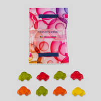 Fruchtgummi, farbig bedruckt