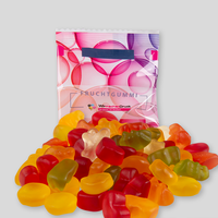 Fruchtgummi, farbig bedruckt