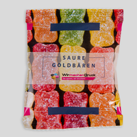 Goldbären, farbig bedruckt, liegendGoldbären, farbig bedruckt, liegend